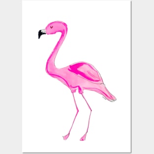 Flirty Flamingo Posters and Art